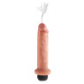 Фаллоимитатор с эякуляцией King Cock Squirting, 17,8х5 см