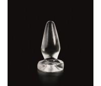 Устойчивая анальная пробка Dark Crystal Neelis Butt от Mister B, 15х2.5-5.8 см