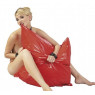 Глянцевая наволочка Fetish Collection красная