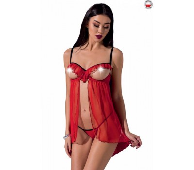 CHERRY CHEMISE red L/XL - Passion Exclusive
