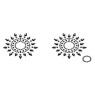Пэстис Petits Joujoux Gloria set of 2 - Black