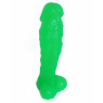 Крафтовое мыло-член с присоской Чистый Кайф Green size XL
