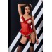 CHERRY CORSET red L/XL - Passion Exclusive