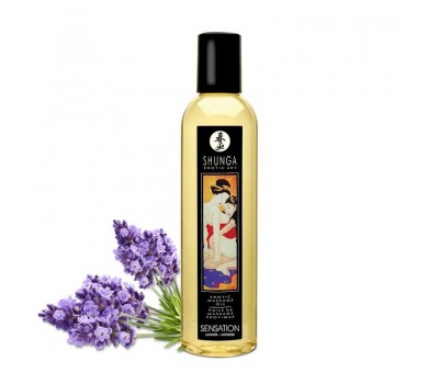 Массажное масло Shunga Sensation - Lavender (250 мл)