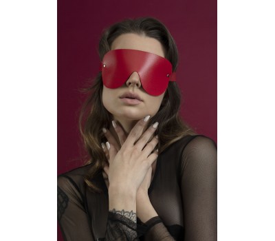 Маска закрытая Feral Fillings - Blindfold Mask красная