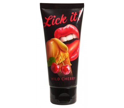 Лубрикант Lick It! Wildkirsch (вишня), 100 мл