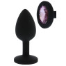 Анальная пробка Favorites Silicone Diamond Plug