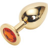 Анальная пробка Butt Plug Golden Large