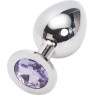 Анальная пробка Butt Plug Silver Large
