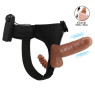 Страпон Ultra Passionate Double Harness 6,2 Flesh Vibrating
