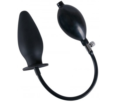Анальная пробка True Black Inflatable Anal Plug
