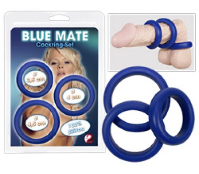 Кольца Mate (синие)