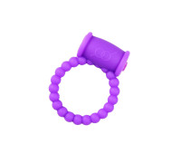 Ерекційне кільце з вібрацією BEADS RING фіолетове Ерекційне кільце з вібрацією BEADS RING фіолетове