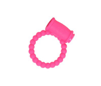 Ерекційне кільце з вібрацією BEADS RING рожеве Ерекційне кільце з вібрацією BEADS RING рожеве