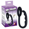 Кольцо для пениса с крюком MR. HOOK черное