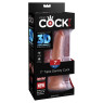 Фаллоимитатор на присоске King Cock Triple Density (18 см)
