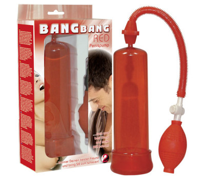 Помпа для пеніса BANG BANG (червона) Помпа для пеніса BANG BANG (червона)