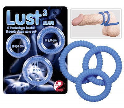 Кольца Lust (голубые)