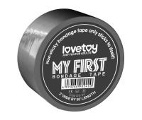 Скотч для БДСМ My first bondage tape (сірий)