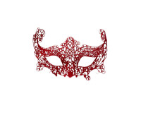 Маска ажурна червона Маска ажурна червона