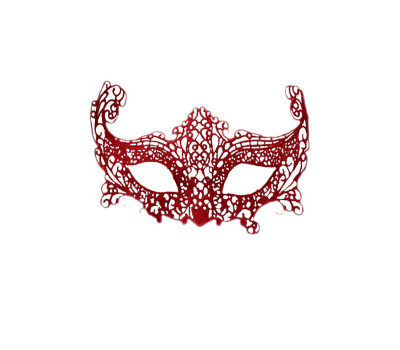 Маска ажурна червона Маска ажурна червона