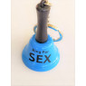 Брелок-колокольчик " Ring for Sex" голубой
