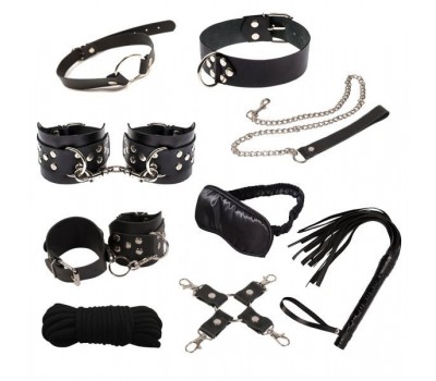 Набор Exxtreme Sex BDSM Leather Set Max, Black