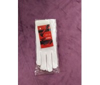 Сексуальные женские перчатки коротенькие белые S/L