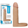 Телесная насадка для двойного проникновения The Ultra Soft Double 14 см
