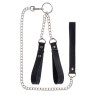 Наручники с поводком Gentle Hold, Smooth Black