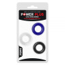 Три эластичных эрекционных колечка разных цветов POWER PLUS Cockring