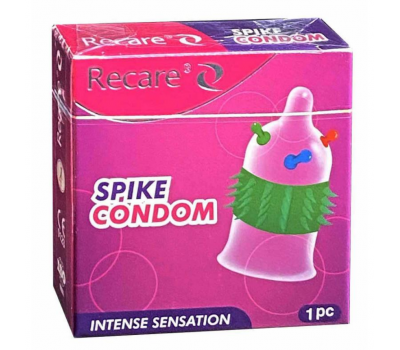 Презерватив Recare Spike Condon с шипами и шариками (упаковка 1шт)