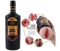 Мастурбато- вагина бутылка "Vagina Realistic Wine Bottle" без вибрации телесный