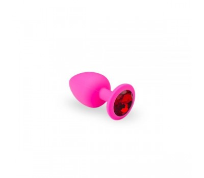 Анальная пробка, Pink Silicone Ruby, S