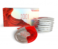 Презервативы OLO ультратонкие с гиалуроновой смазкой и термо эффектом RedSilver (по 1шт)