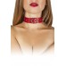 Ошейник Leather Restraints Collar, Red