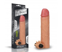 Насадка с вибрацией Add 2" Vibrating Silicone Extender, Flesh