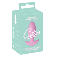 Анальная пробка с вибрацией Vibrating Mini Butt Plug Rose