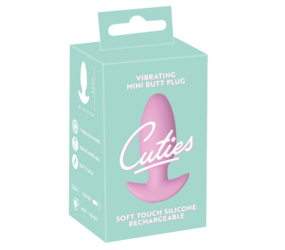 Анальная пробка с вибрацией Vibrating Mini Butt Plug Rose