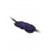 Кружевной БДСМ-набор Purple Obedience , цвет: черно-фиолетовый