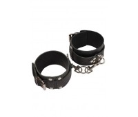 Оковы Leather Dominant Leg Cuffs, Black