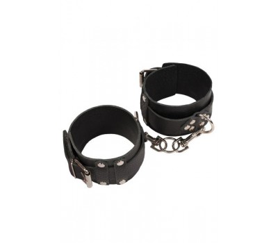 Оковы Leather Dominant Leg Cuffs, Black