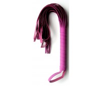 ПЛЕТКА L рукояти 160 мм L хвоста 300 мм, цвет фиолетовый, (PVC)