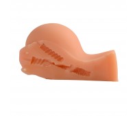 Мастурбатор полуторс вагина и анус Emily Middle Ass размер M телесный без вибрации