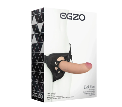 Страпон женский EGZO Evolution STR001 ( 18 см х 3,5 см )