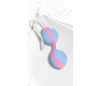 Вагинальные шарики Amor Gym Balls blue-pink