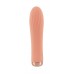 Ребристый мини-вибратор персикового цвета Mini Ribbed Vibrator