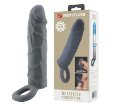 Насадка Pretty Love - Realistic Penis Sleeve, BI-026227-2