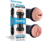 Мастурбатор вагина-ротик мастурбатор Training Master Double Side Stroker Mouth and Pussy