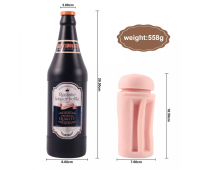 Мастурбато- вагина бутылка "Sonya Beer Bottle" без вибрации телесный